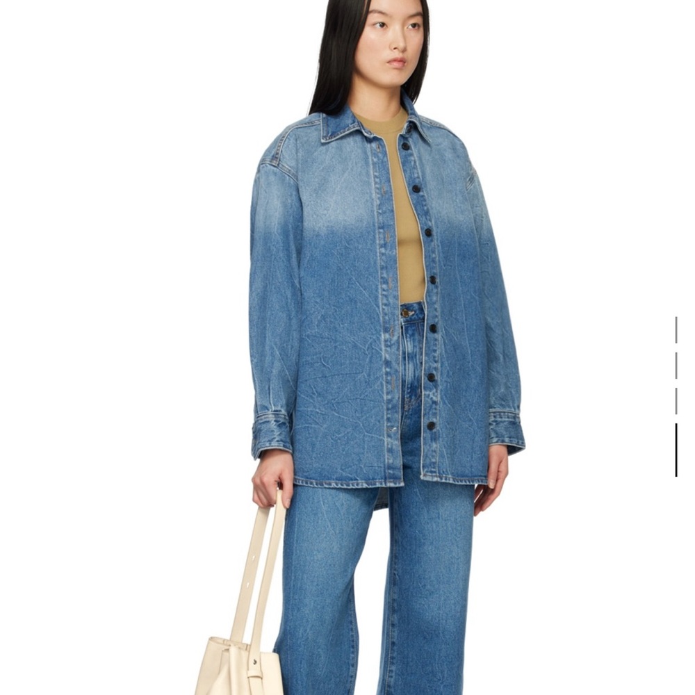 The Arch Blue Wide Denim Shirt